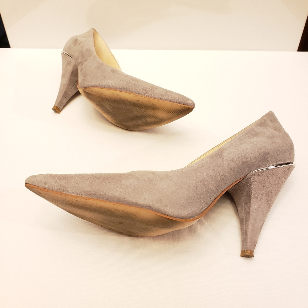 Nine West Gray Pointy Toe Heel - Picture 5 of 6